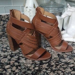 Aldo Brown CrissCut Heels size 7
